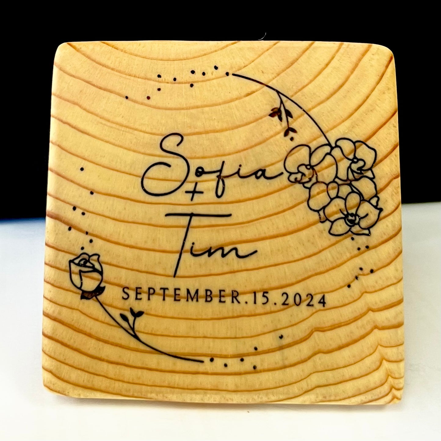 Eternal Love Wedding & Anniversary Coasters